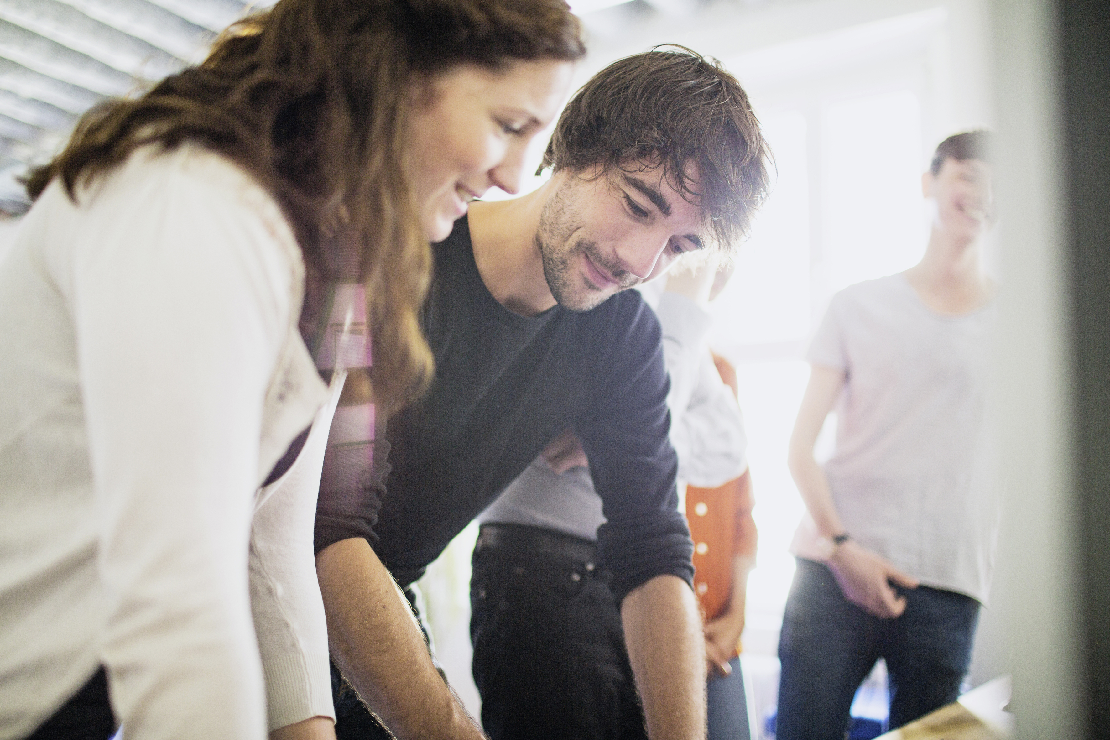 Professionals discussing on new business proposal